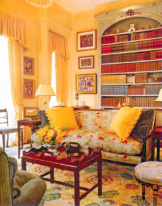 Interior design of river oaks living room by MJS Interiors