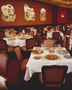 Restaurant interior décor