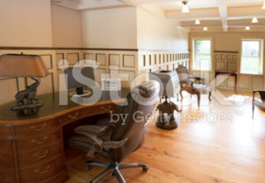 Stock photo of a home office design