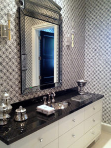 French design style bathroom by MJS Interiors in Houston