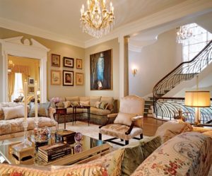 Elegant living room interior design