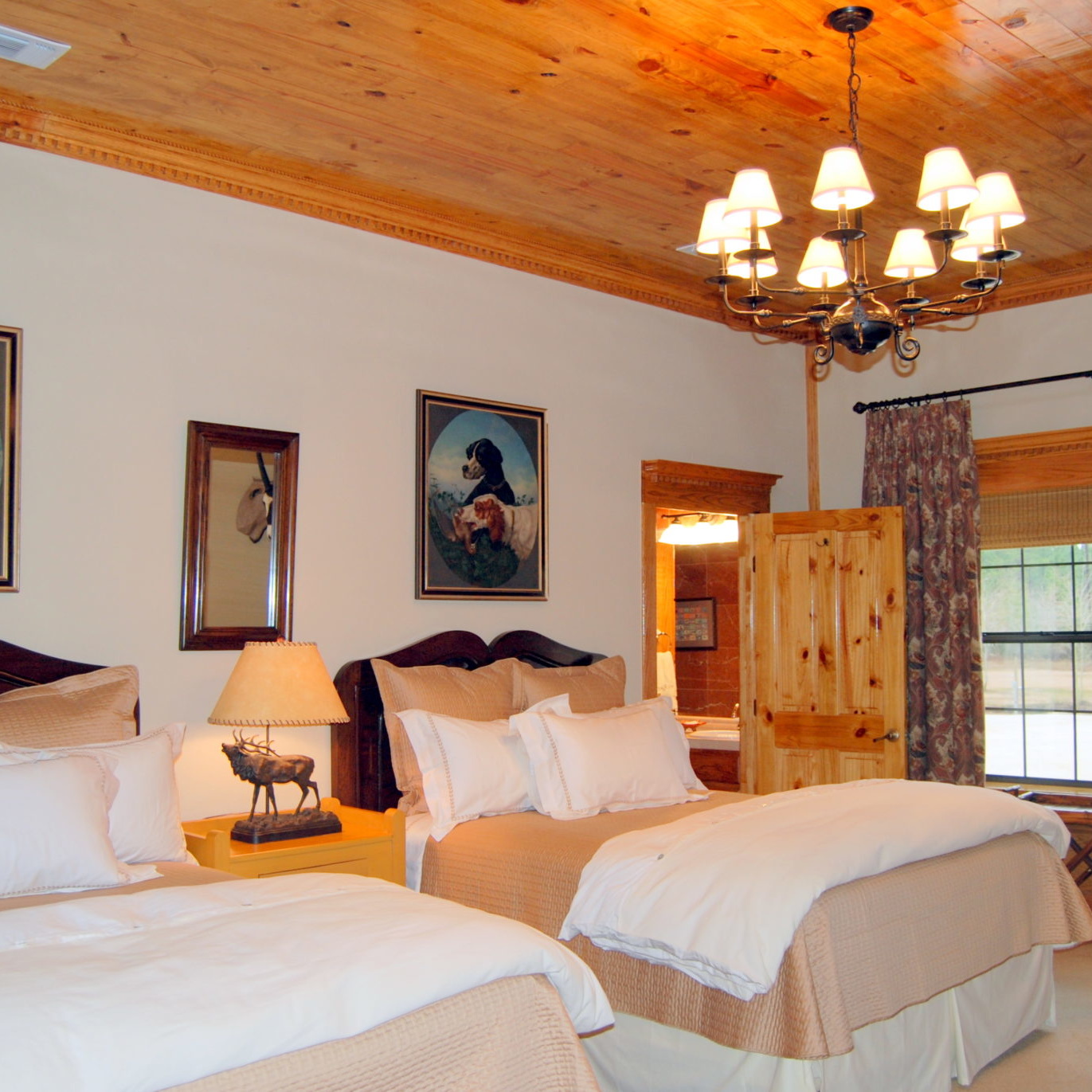 Cleveland ranch home bedroom interior design