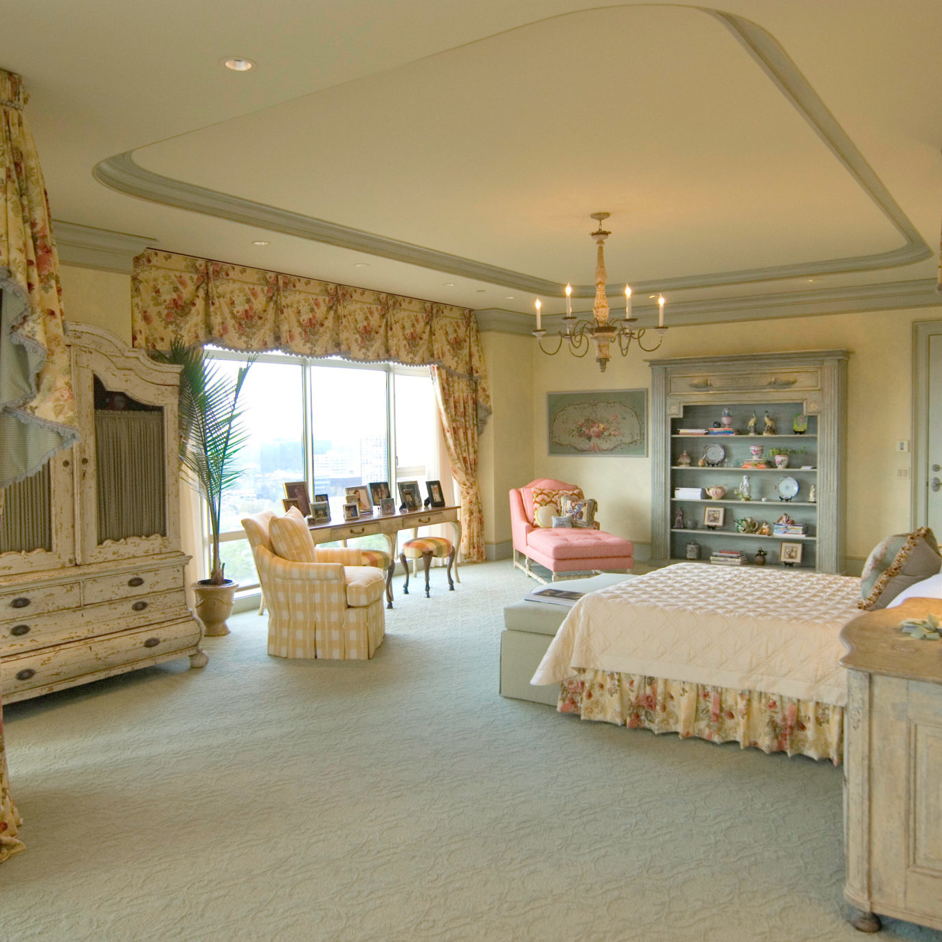 Elegant bedroom interior design