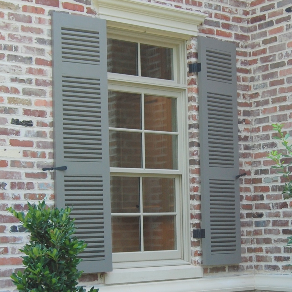Exterior window of a brick Claremont home