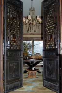 Large Asian-inspired doors