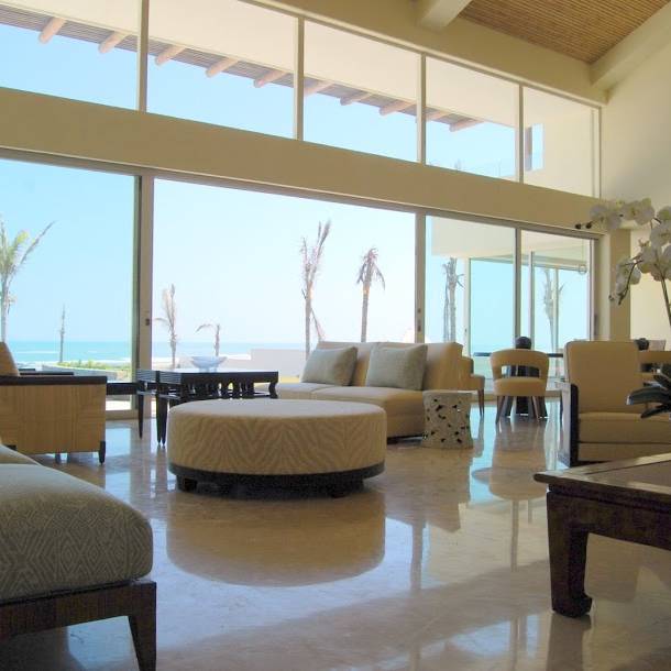 Beach house lounge area design