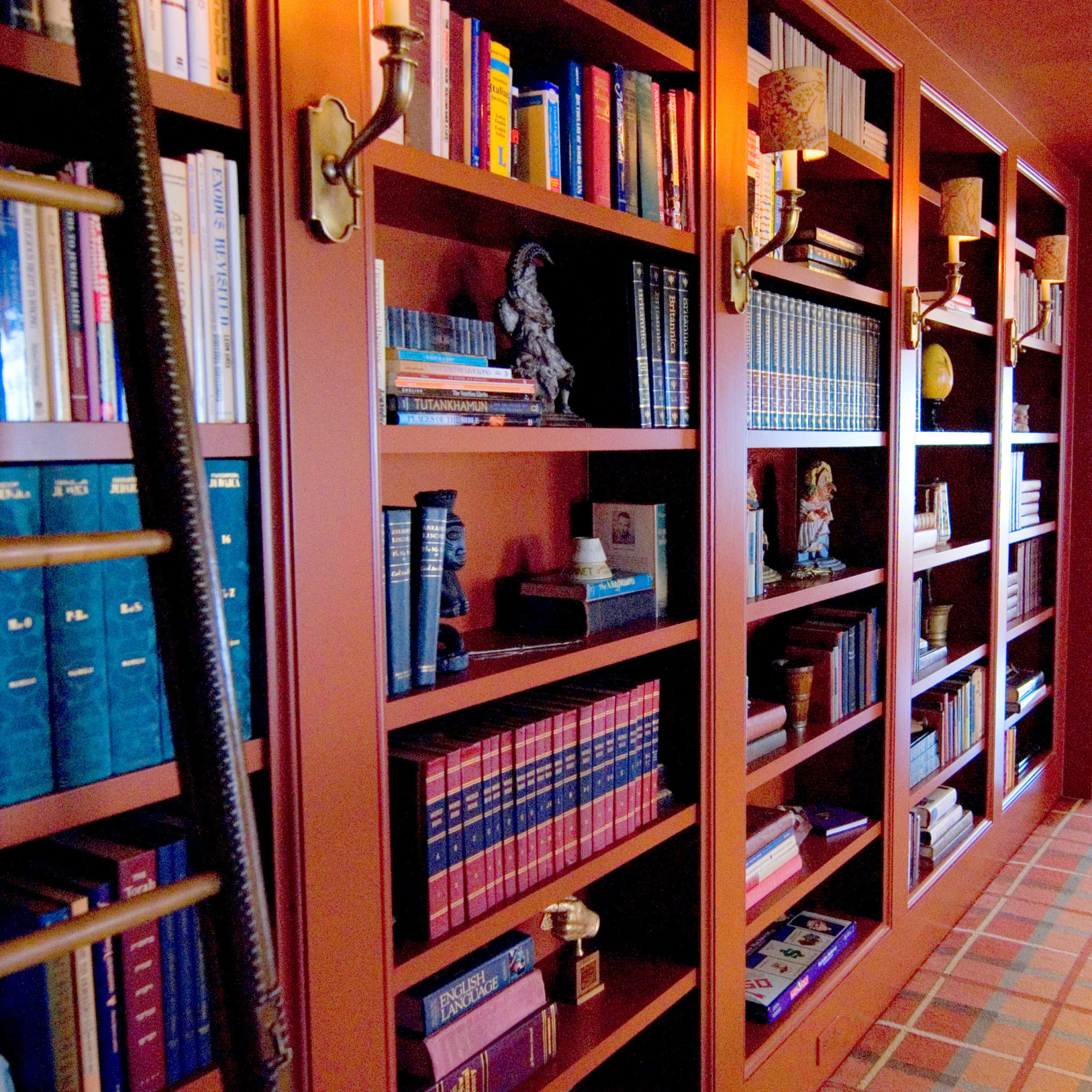 Home library interior design