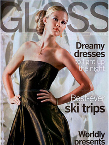 Gloss Magazine cover