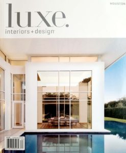Cover of Luxe Interior and Design magazine