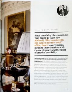 MJS article in Luxe magazine