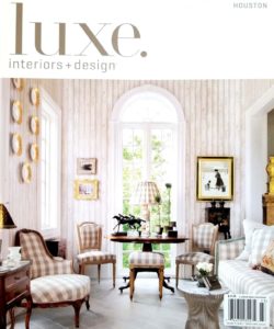 Cover of Luxe Interiors and Design magazine