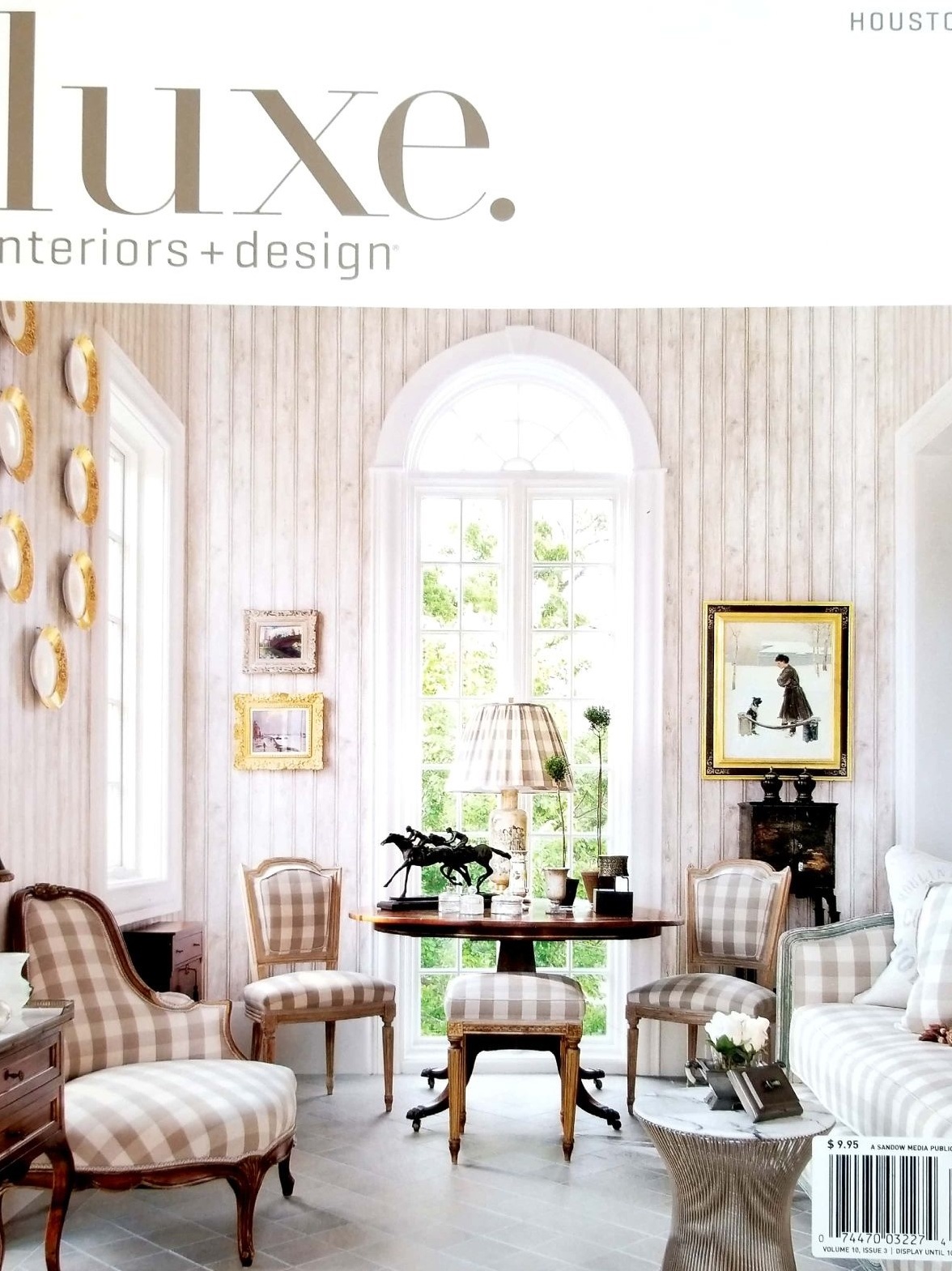 Cover of Luxe Interiors and Design magazine