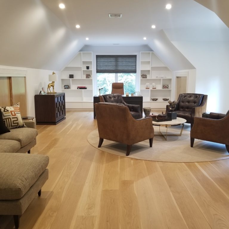 Living area interior design