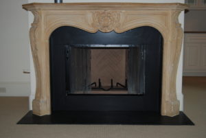 Fireplace in need of restoration