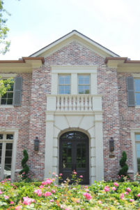 Front exterior of a brick home