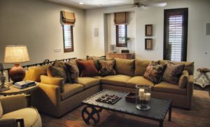 Rustic living room interior design in Scottsdale