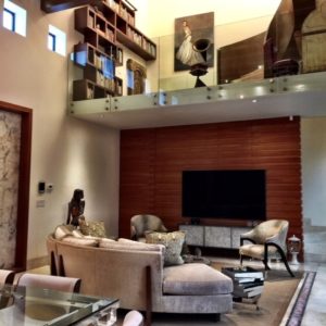 Transitional living room interior design